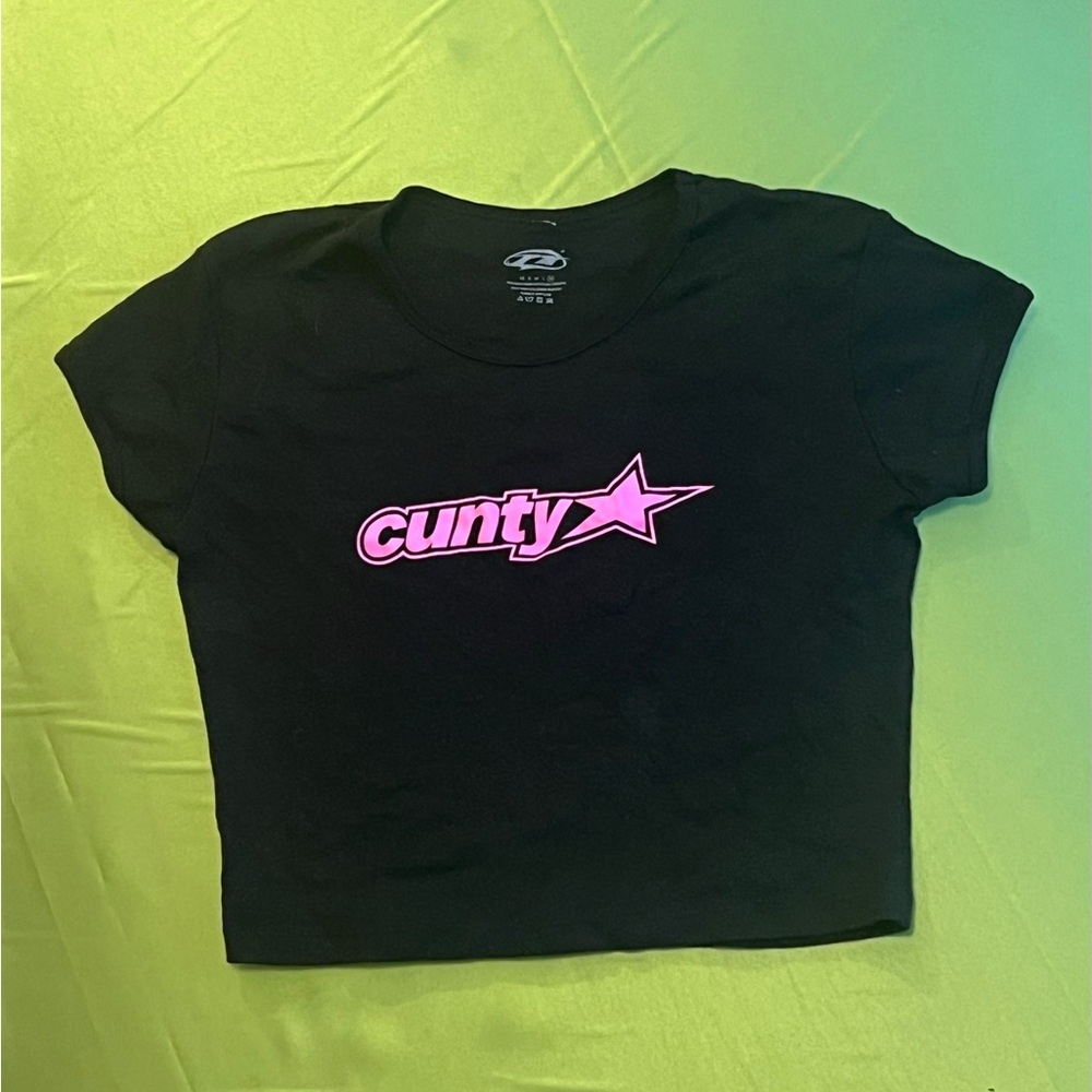 JTWORLD Black Crop Shirt XL